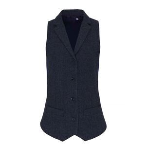 Premier Womens/Ladies Herringbone Waistcoat / Navy